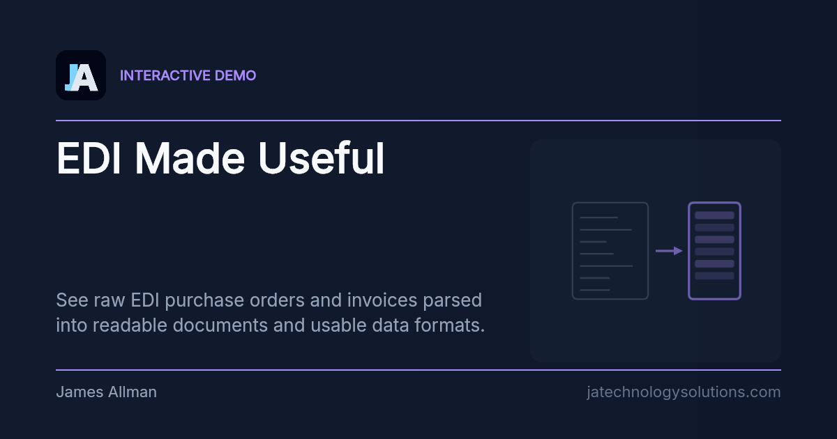 EDI Made Useful share card
