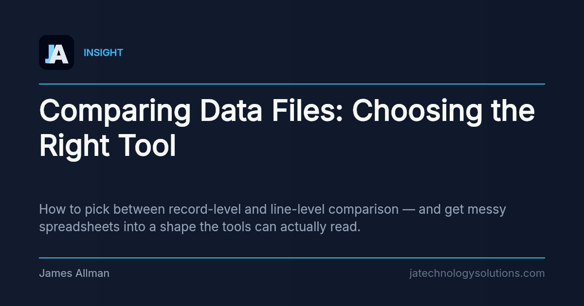Comparing Data Files: Choosing the Right Tool share card