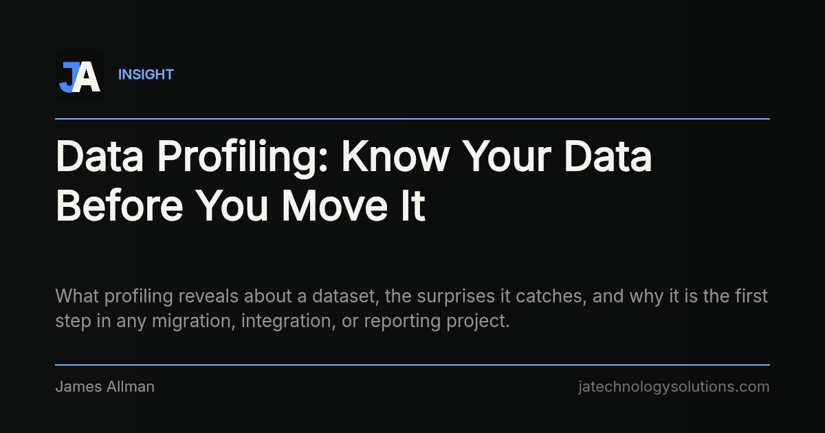 Data Profiling: Know Your Data Before You Move It share card