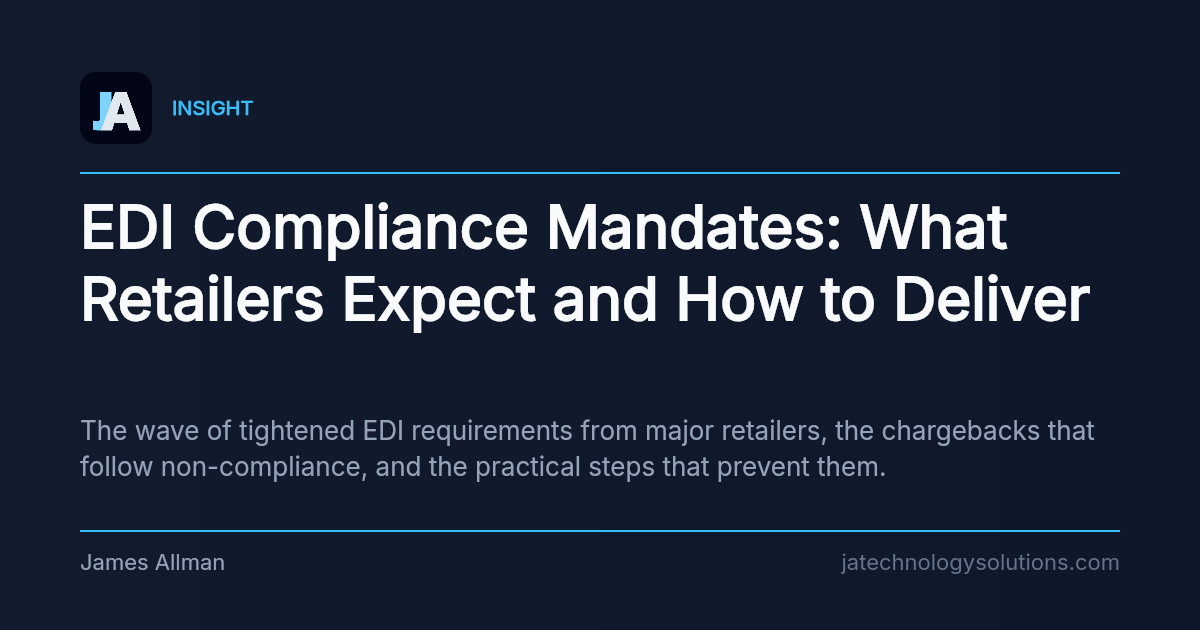 EDI Compliance Mandates: What Retailers Expect and How to Deliver share card