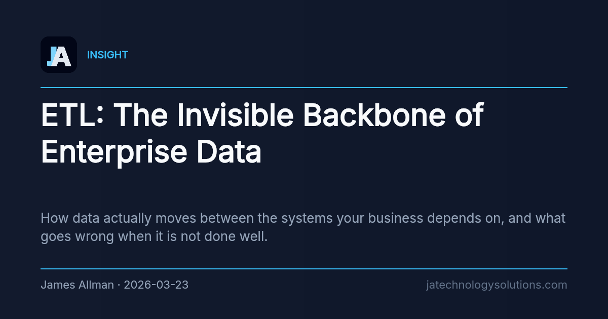 ETL: The Invisible Backbone of Enterprise Data share card