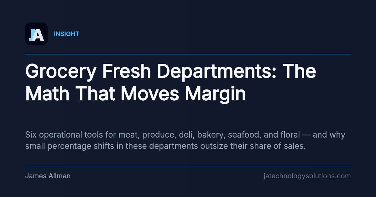Grocery Fresh Departments: The Math That Moves Margin share card