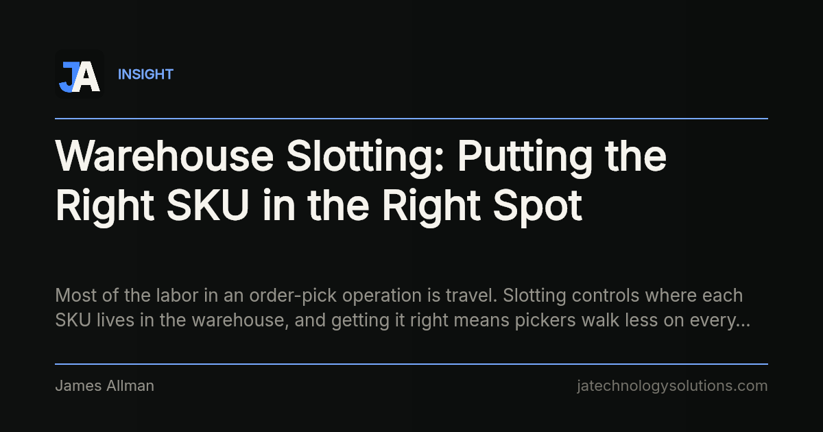 Warehouse Slotting: Putting the Right SKU in the Right Spot share card