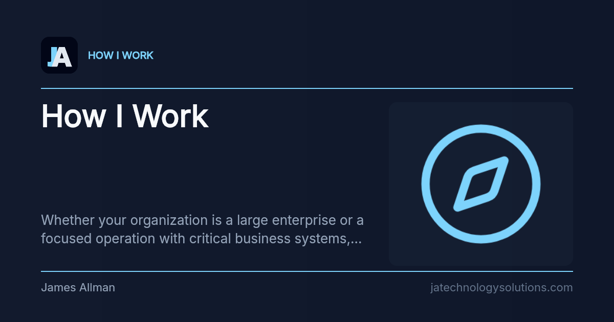 How I Work share card