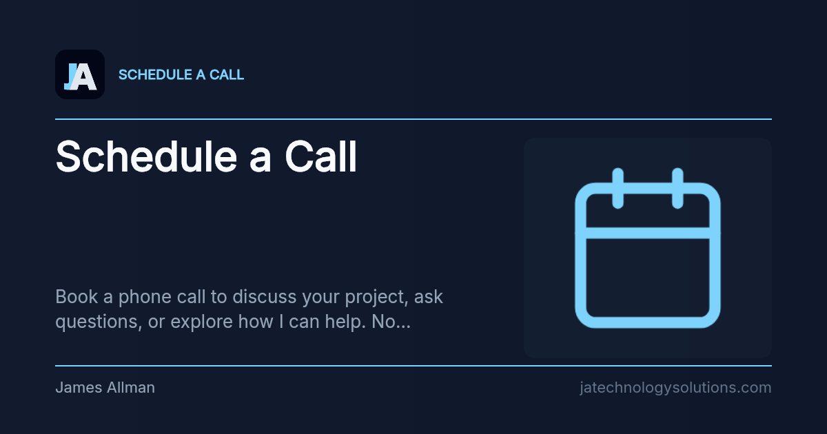 Schedule a Call share card