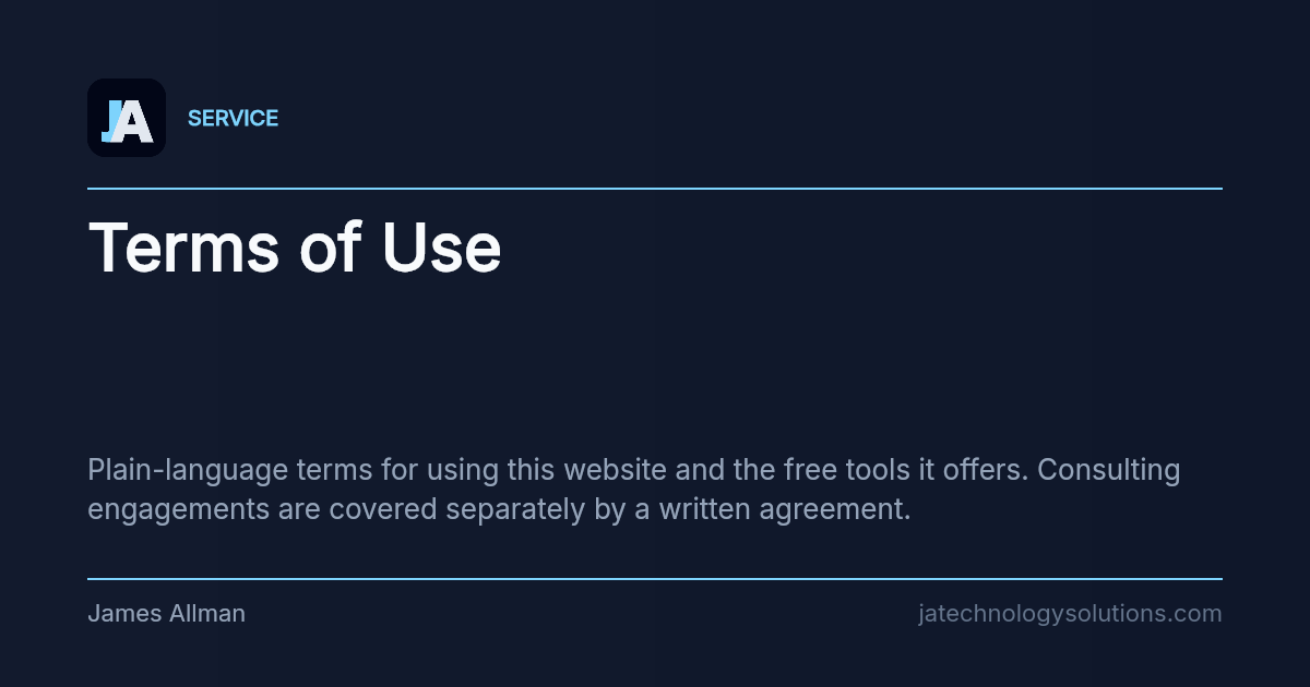Terms of Use share card
