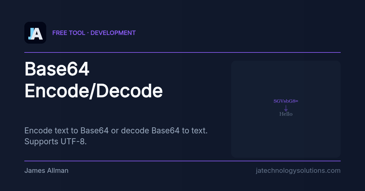 Base64 Encode/Decode share card