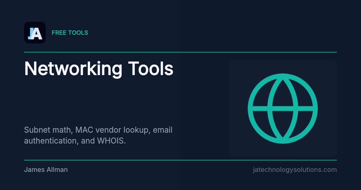 Networking Tools share card