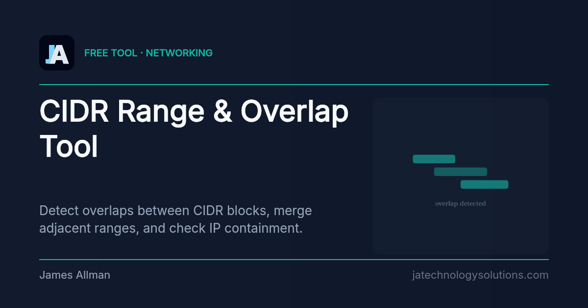CIDR Range & Overlap Tool share card