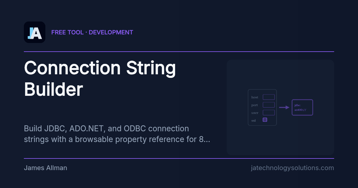 Connection String Builder share card