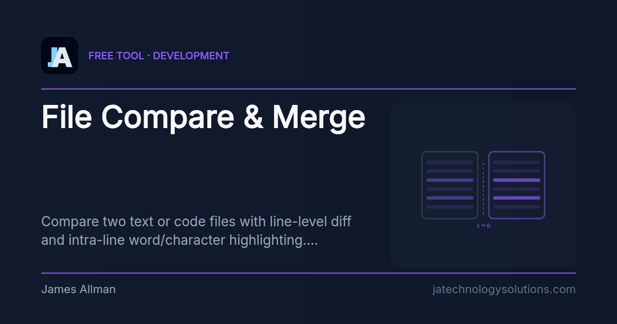 File Compare & Merge share card