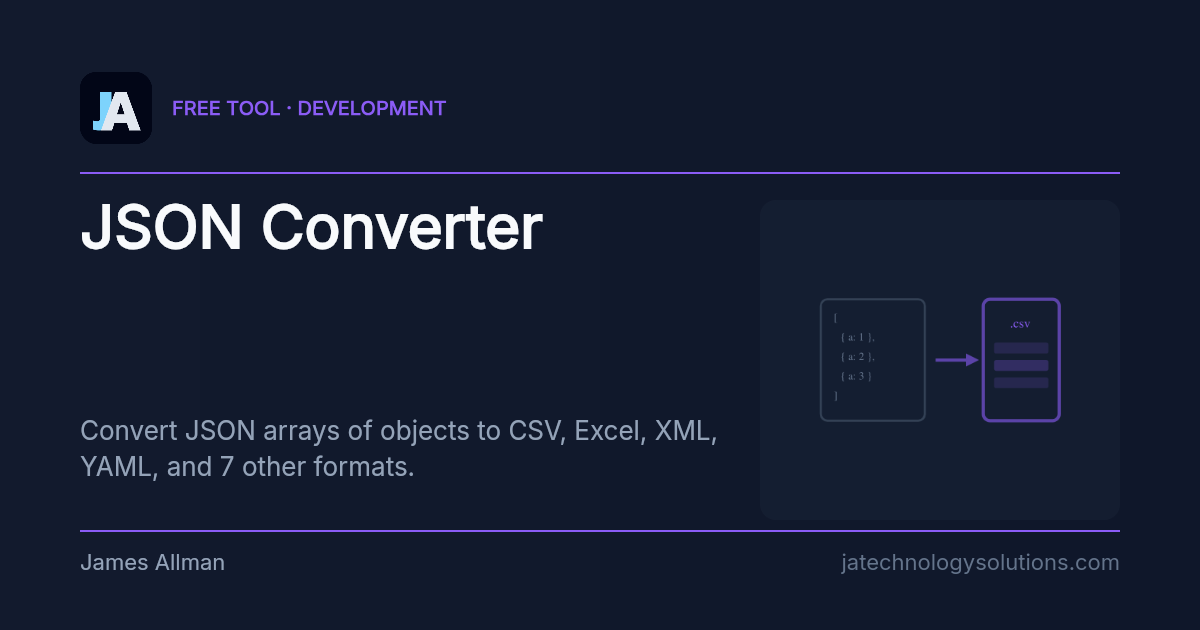JSON Converter share card