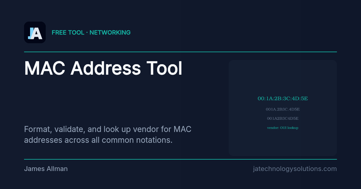MAC Address Tool share card