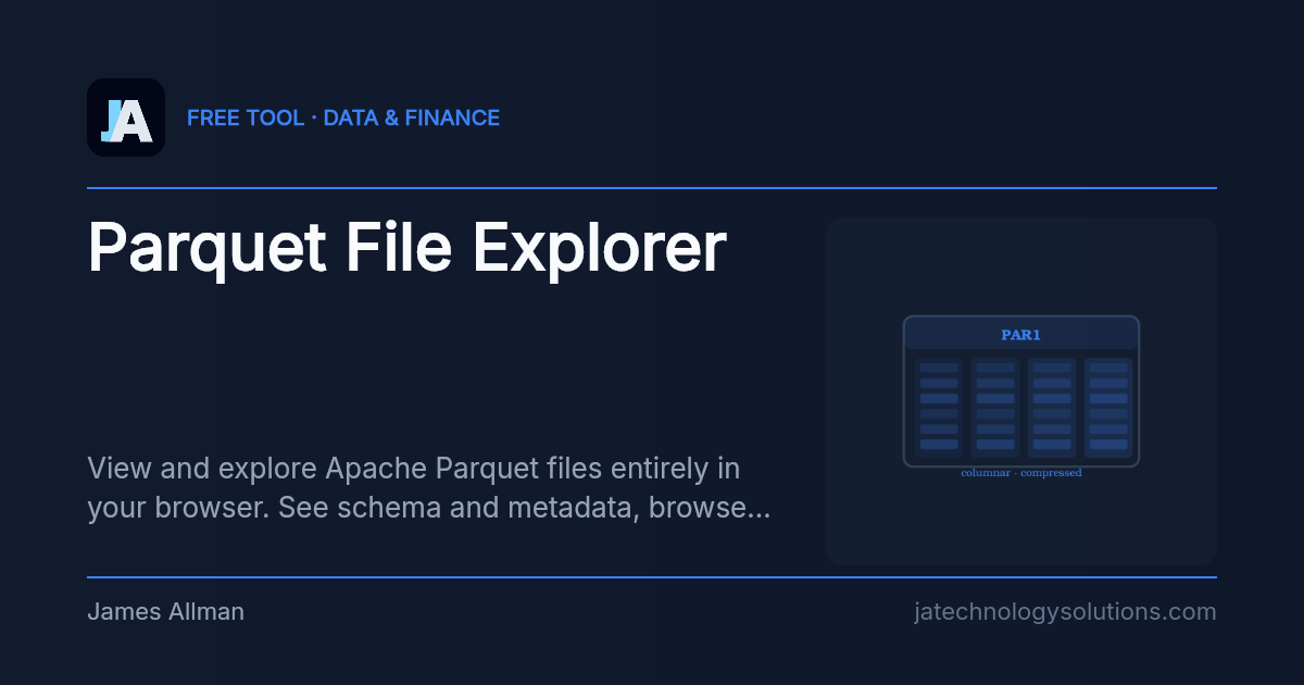 Parquet File Explorer share card