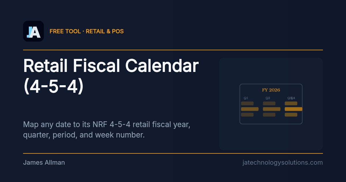 Retail Fiscal Calendar (4-5-4) share card