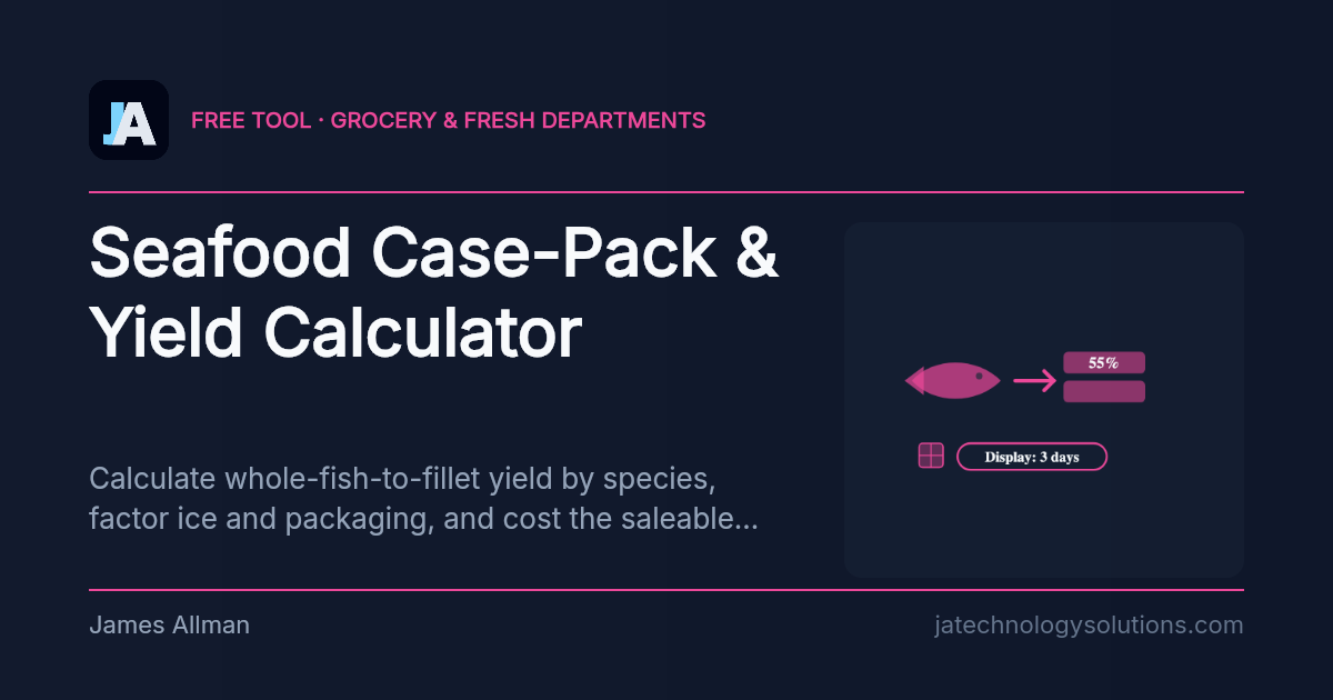 Seafood Case-Pack & Yield Calculator share card