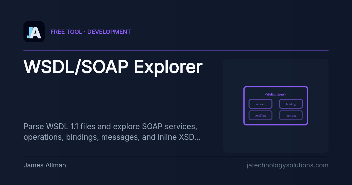 WSDL/SOAP Explorer share card