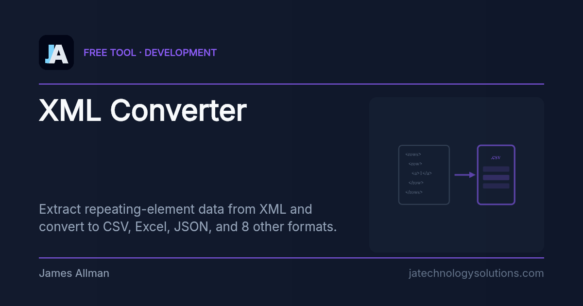 XML Converter share card
